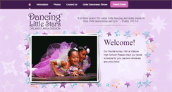 Desktop Screenshot of dancinglittlestarsorlando.com